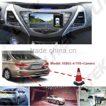 2-in-1 car camera parking sensor system,Car parking sensor with backup camera, Rearview mirror option