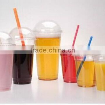 16oz PET Clear Ice Cream Use Disposable Plastic Chalice Cup With Lids Cheap Price