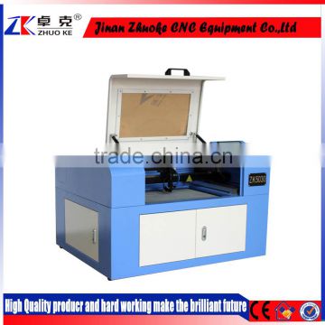 60W Co2 Laser Tube Laser Engraving Cutting Machine ZK-5030 With Honey Comb Platform
