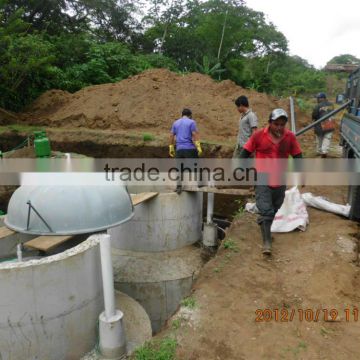 China Puxin Low Cost Household 10m3 Biogas Anaerobic Digester