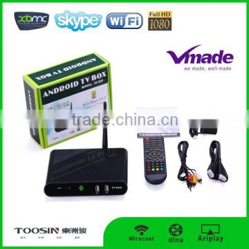 Amlogic 8726 dual core android tv box +DVB-t/t2 1080p android tv box dvb t2