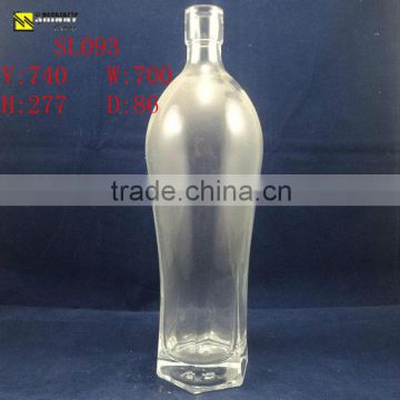 740ml high quality glass bottle for wine
