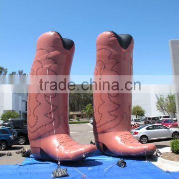 giant large Inflatable cowboy boot Inflatable western booth Inflatable shoes Inflatable balloon
