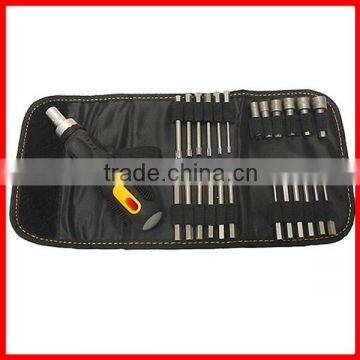 25pc Screwdriver and Bit Set with Tool Bag