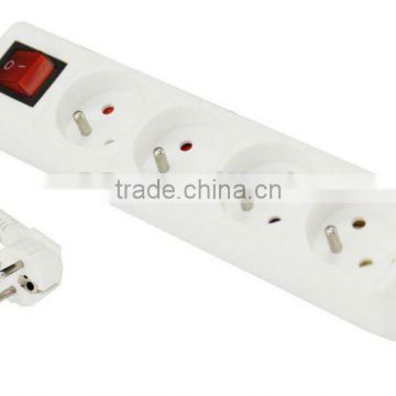 NEW ELECTRICAL 4 OUTLET POWER STRIP SURGE PROTECTOR