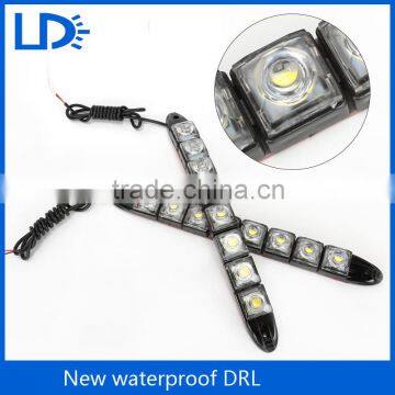 Waterproof 12v 8pcs SMD new flexible Variety Snake daytime Lights Flexible DRL Daytime Running Light Fog Warning Lamp led drl