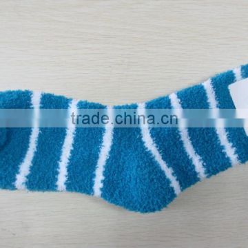 fluffy stripe socks