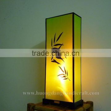 Pretty pattern lamp from bamboo Vietnam
