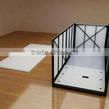 Folding container shed