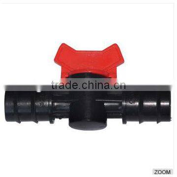 irrigation mini valve irrigation fitting mini valve /red colour plastic barbed fittings plastic valve