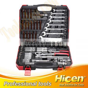 75pcs 1/2" Dr. Sockets Set with Spanners S2 Bits