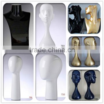 All-purpose makeup long neck fashion cheap male head mannequin on sale