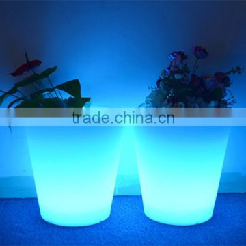 wholesale home decor small LED flower pot for living room balcony