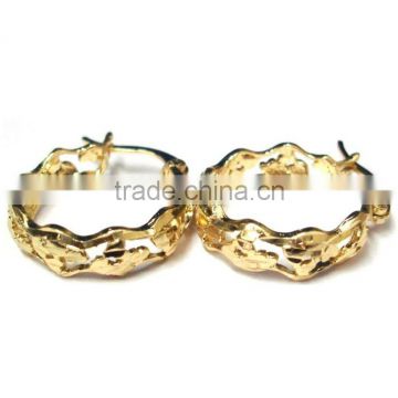 Low Cost Gold Plated Hoop Earrings