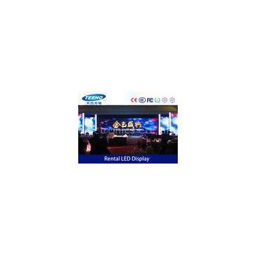 P4.8 LED Stage Panels Large Screen Rental Ultra Light , LED Display Video Wall Easy Installation