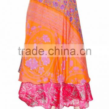 rajasthani hot sale latest vintage silk wrap skirt for women