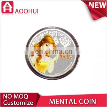 New design printing antique pure gold coin