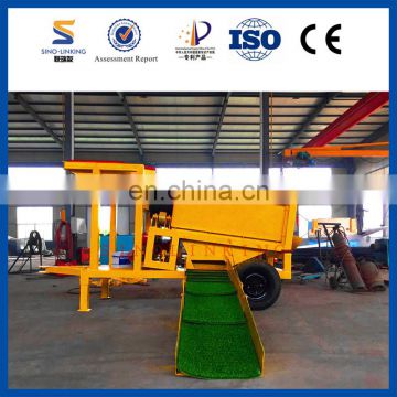 SINOLINKING Movable Separate Mini Gold Trommel for Sale