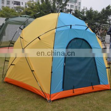 2018 New style pop up big 5-8 person polyester outdoor breathable party family camping tent