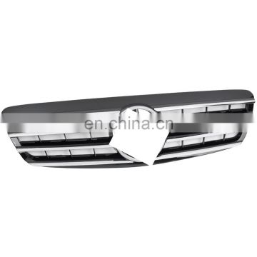 1pc Black Chrome Front Center Grille Fit 2000-05 For Mercedes-Benz S-Class W220