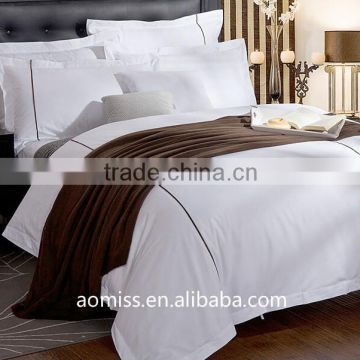 hotel bedding set international 100% cotton 5 star hotel 400TC sateen bedding linen sets