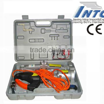 12v 1T electric scissor jackwith wrench/automatic car jack with wrench