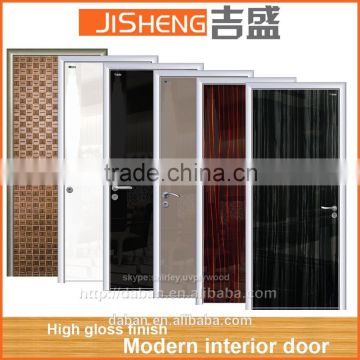 2014 new designs modern decorative mdf interior door
