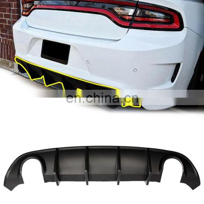 Best Selling Quality ABS Material auto rear roof spoiler carbon fiber car rear wing spoiler for Dodge Charger 2015-2019