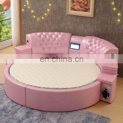 Pink deals circle bed