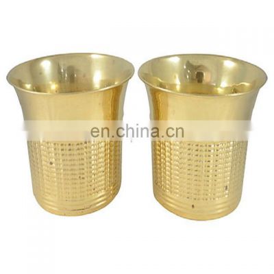 gold plated home decor planters