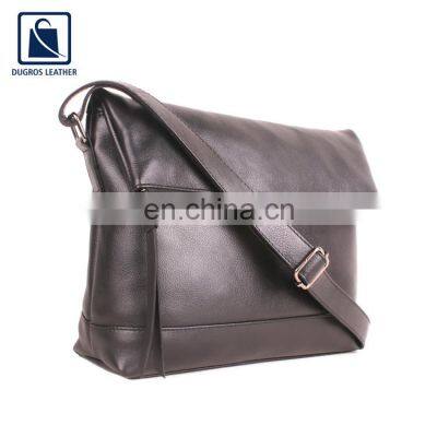 Exclusive Range of Best Selling Anthracite Fitting Fashion Style Genuine Leather Women Sling Bag