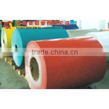 Coated aluminum coil