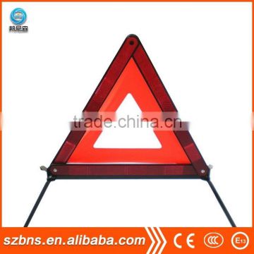 Hot Sale Plastic Foldable Safety Traffic Best Selling Car Accessories Car Warning Triangle Sign