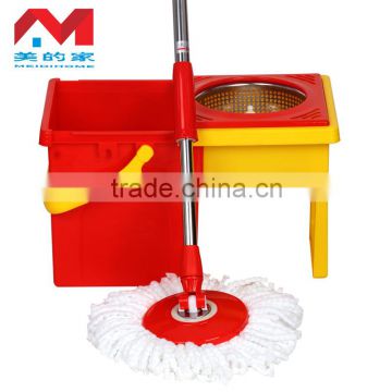 Easy life magic mop wholesale hurricane spin mop rotary mop stainless steel basket microfiber