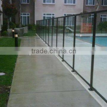 Tempered glass pool fencing designs MADE in FACTORY with in-house powder coat line