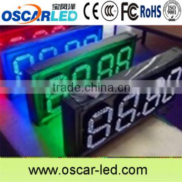 brand new led digital table clock display for advertisement