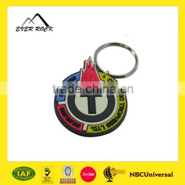 Custom Promotional 3D Rubber Soft PVC Key Ring Keychain