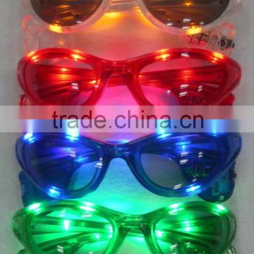 Hot Sale Novel 12 LED Light Flashing Glasses