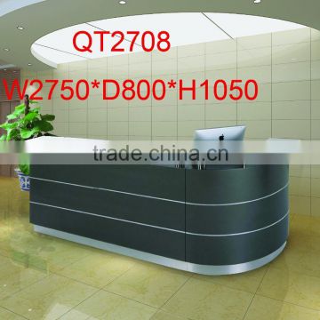 high quality curved shape hospital reception desk factory sell directly QT2708