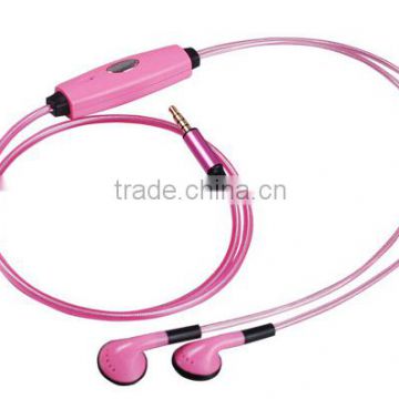Hot selling New shiny Led earbud with microphone