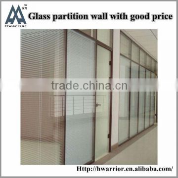 Glass partition for office of business building
