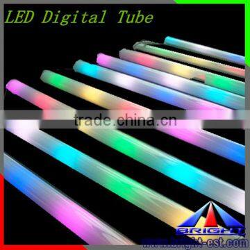 DMX controll RGB led digital tube IP65 waterproof singal color