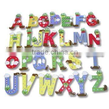 Colorful Wooden letters(wooden crafts in laser-cutting & engraving)