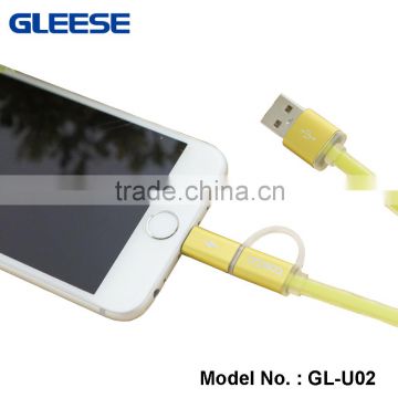 Gleese Bulk Micro USB mulit charger data usb cable for iphone and sunsung phone