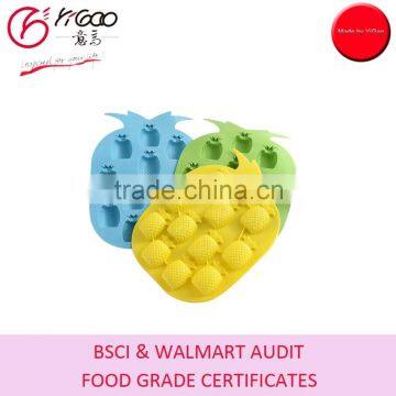 PINEAPPLE SHAPED SILICONE ICE CUBE,BPA FREE