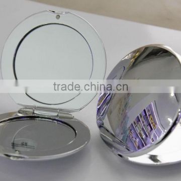 2014 newly bright gold round plastic mirror with five colors,wholesale pocket mirrors,ME102