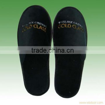 Hotel wholesale custom slipper black slipper