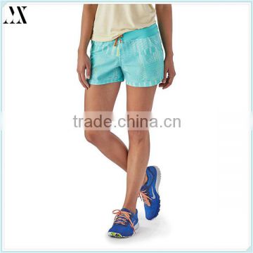 2016 China Wholesale Stretchy Liner-free Running Shorts With Comfortable Flat Custom Shorts For Woman
