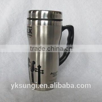 Double wall Stainless steel mug with handle