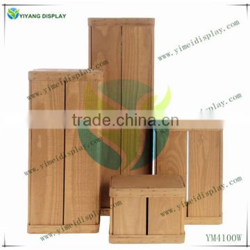 Retail Resource Rustic Wooden display cabinet YM4100W